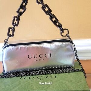 Gucci  Cosmetic Pouch from the Beauty Line to Crossbody Bag